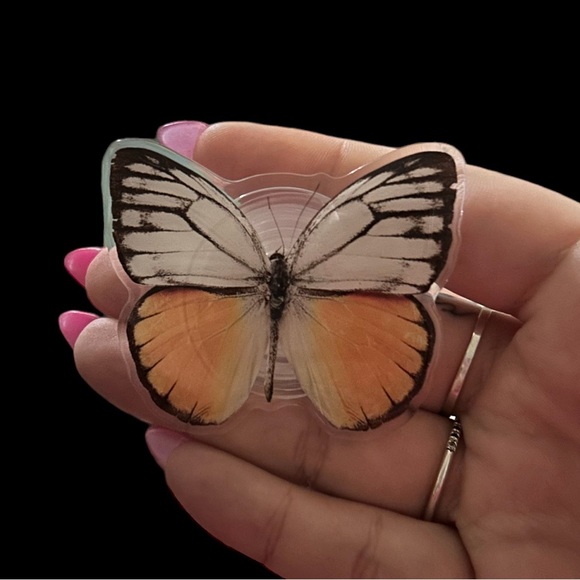 Butterfly Pop Socket NWT - Picture 3 of 5